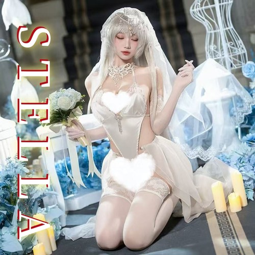 STELLA高定性感纯欲新娘制服睡裙