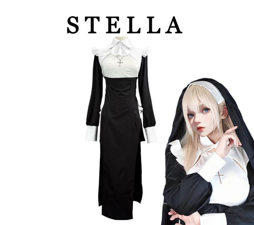 STELLA【祷告修女】二次元洛丽塔女仆修女服cos动漫性感制服套装