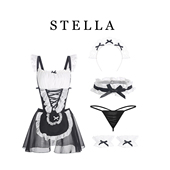 STELLA性感高级感内衣女仆肚兜欲纯二次元 COS可爱女佣制服裙套装