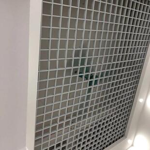 铁格栅吊顶葡萄架格栏简易自装铝合金集成装饰天花材料网格格子顶