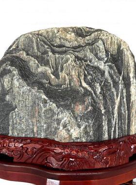 正宗泰山石天然原石镇宅石办公室桌面摆件泰山石敢做客厅角落