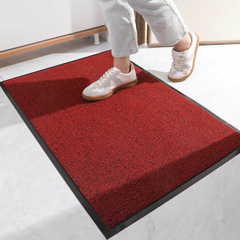 红色喜庆入户门地垫乔迁进门脚垫防滑蹭灰圈丝门垫地毯易打理清洗,居家布艺,入户地垫,淘宝优惠券,粉丝福利购,淘宝优惠卷