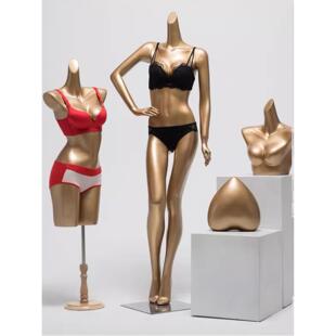 聚拢内衣模特道具泳衣胸罩半身模特架内衣女全身模型假人橱窗展示