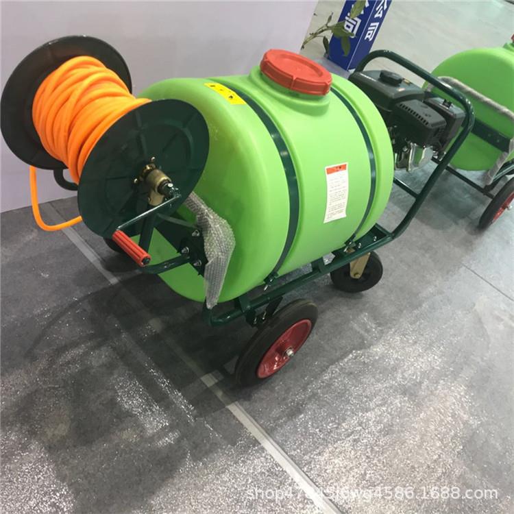 拉管式高压施药喷雾器 160升汽油远程打药机 养殖消毒机械