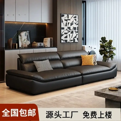 超深坐宽大帆船沙发猫抓皮客厅