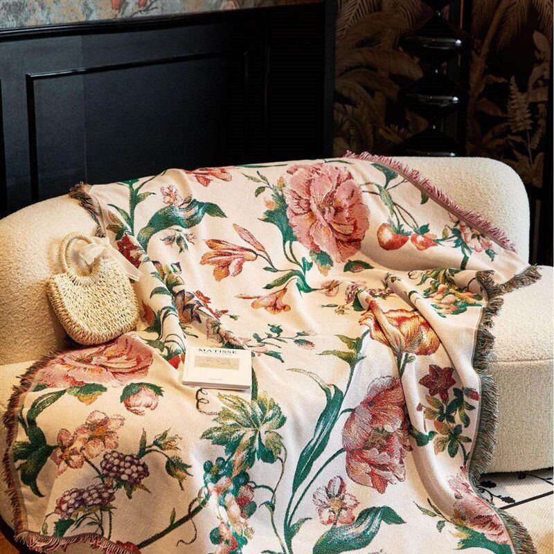 速发轻奢高级感复古美式沙发盖布防滑四季通用防尘沙发套罩巾全盖