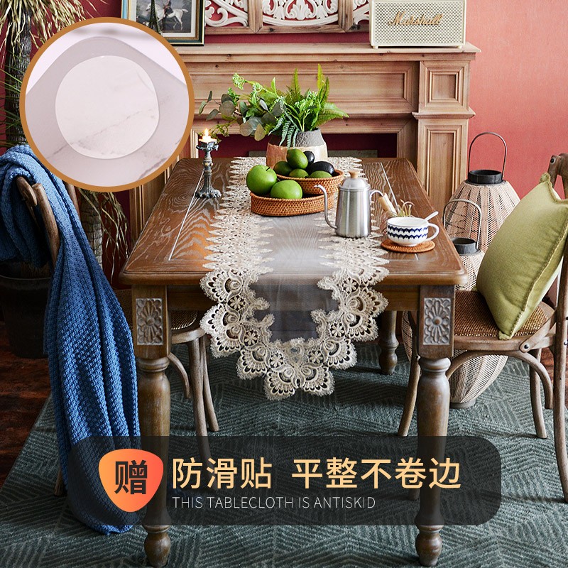 速发蕾丝桌旗网纱餐桌旗美式茶几电视柜组合桌布装饰巾欧式电视柜