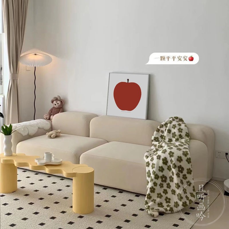 速发多巴胺梨客厅装饰画风餐厅挂画水果艺术卧室桌面摆画图片