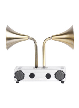 速发欧式水晶功电播音机家居饰品样板间酒店客放厅视柜桌面装饰摆