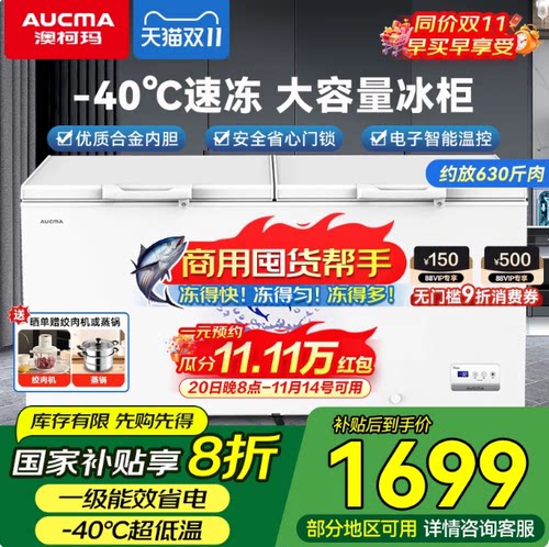【进店咨询惊喜价】商用冷冻冰柜