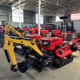 小型履带式拖拉机多功能微型水旱两用耕地微耕机山地丘陵农耕机