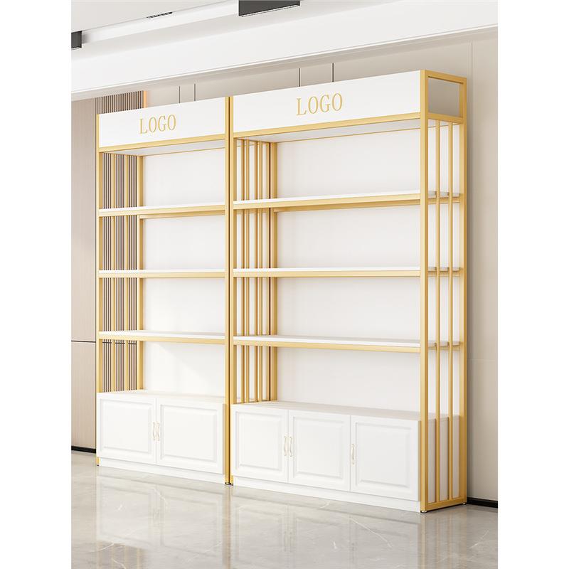 面膜展示柜化妆品货架展示架多层美甲货柜美容院产品置物架陈列柜