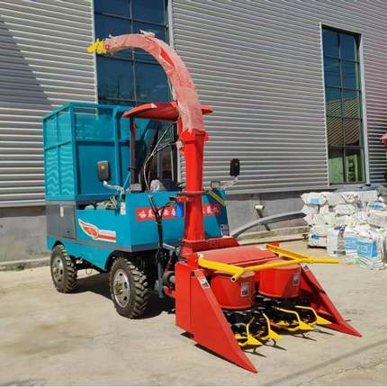小型65马力轮式青储收获机玉米秸秆粉碎牧草养殖场饲料收割机厂家