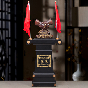 落地摆件黄铜合作共赢握手摆件送客户商务合作公司店铺开业礼品