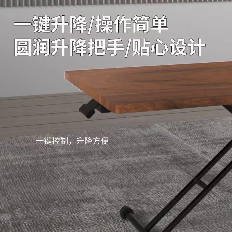 多功能桌子餐桌家用小户型小型可移动可升降折叠桌两用收纳小茶几图片