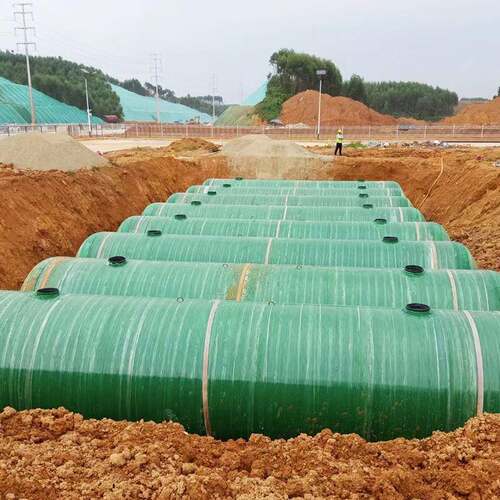 三级理玻璃钢化池粪池地埋加厚罐UIA玻璃隔油污处水钢处理设备厂