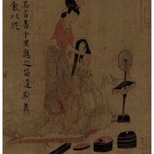 新品东晋顾恺之女史箴图长卷绢本鉴赏古代著名字画厅挂画装饰画