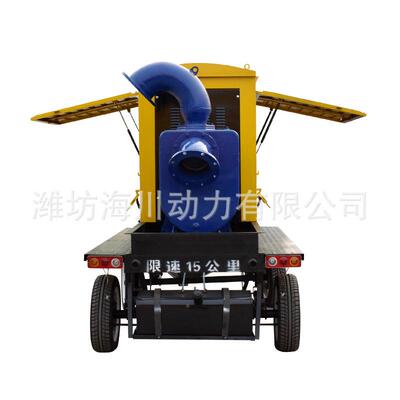 55KW40立方排涝灌溉防汛抗洪用柴油机0水泵泵自吸泵786移动车