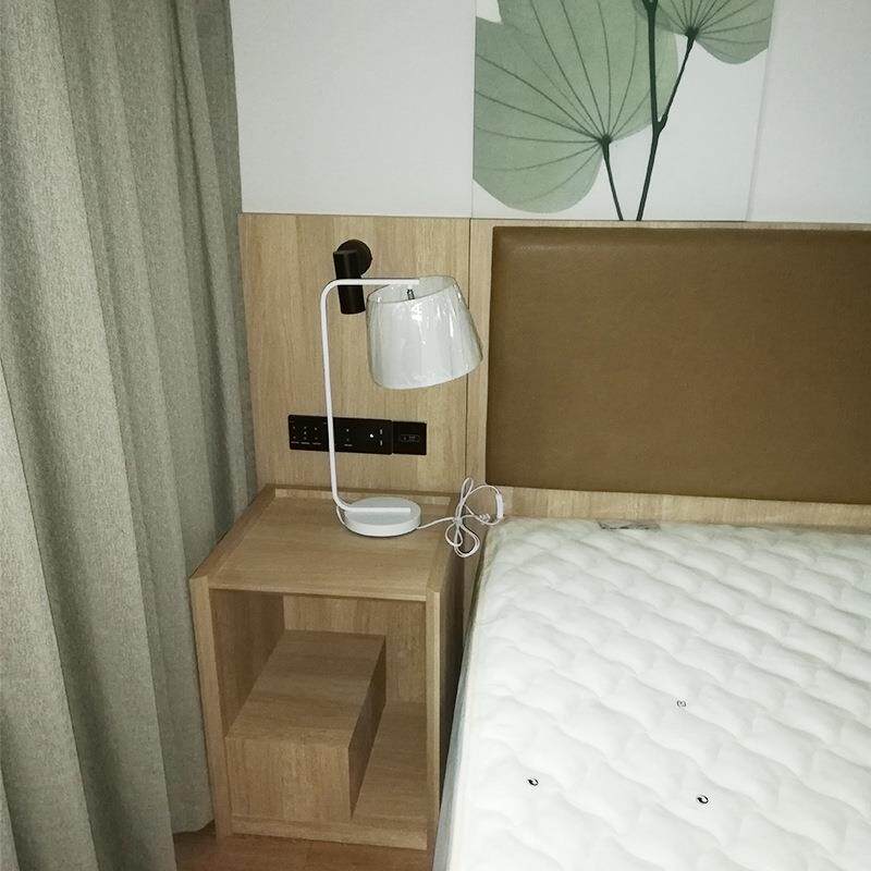 公寓标间家具GL923全快酒店人捷家具床套组合宾馆双床