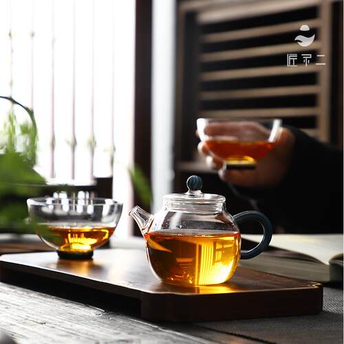 璃新玻壶档带过滤泡茶壶星空灵珠小茶壶纯手70495工家用单壶高品
