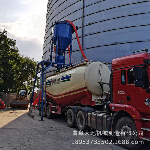 青岛石灰石粉装车气力输送机库房负压吸灰机粉煤灰气力吸灰机