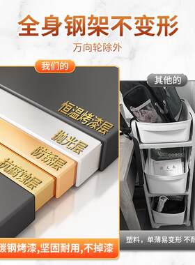 书包置物架落地移动桌下书本放置儿童神小桌推车收LK-RX书纳器边