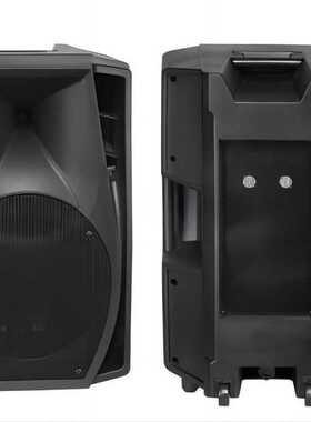 厂家定制 15英寸扬声器塑料外壳带网罩带后铁板标准有源无源音箱