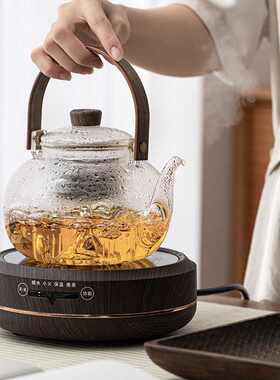 耐高温玻璃煮茶壶家用养生泡茶壶插电煮茶炉古法蒸茶大容量烧水壶