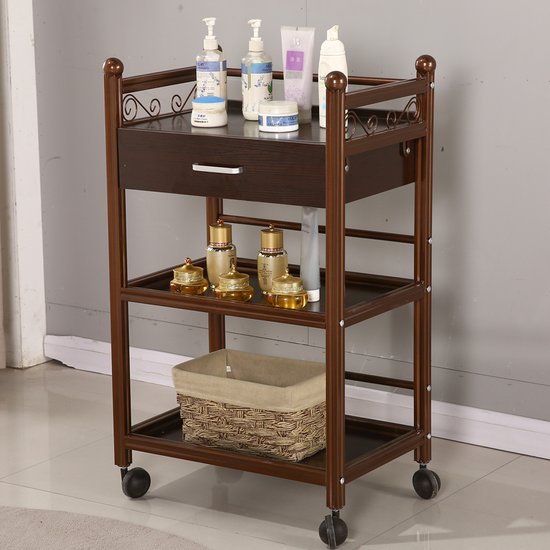 美容推车三层带抽屉发廊s美容院小推车理发店工具车美发推车置物