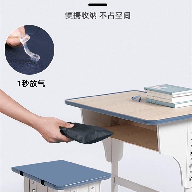 充气午睡枕头趴睡枕趴趴枕抱枕小学生办公M室午休枕趴桌子睡觉神