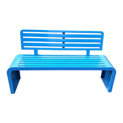 公园椅户外长h椅靠背长凳子长条凳室外休闲椅防腐休息座椅铁艺条