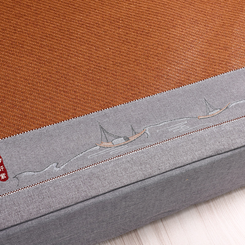 藤席冰丝凉席1.8m床1.2凉席y2.0米单人草席子折叠1.5夏季竹凉席