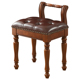 美式 凳B书桌靠背凳化妆台凳子古筝凳琴 实木化妆凳软包化妆椅换鞋
