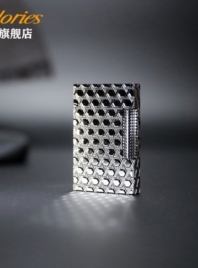 calories卡路充气朗声打火机一往情深黄铜侧滑轮创意个性送男友礼