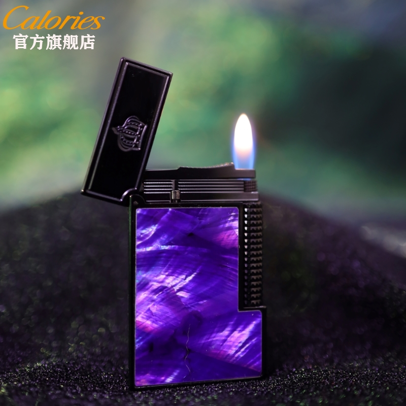 卡路黄铜个性时尚侧滑明火彩贝