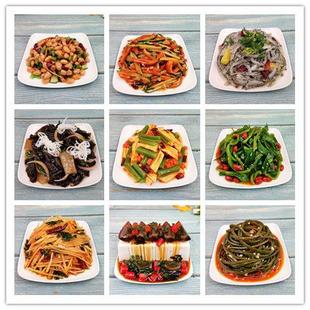 可定制食品仿真中餐凉菜凉拌菠菜皮蛋麻辣板筋腐竹蒜泥海带丝模型