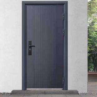 防盗门入户门子母门现代简约进户门安全门一门到顶门气窗