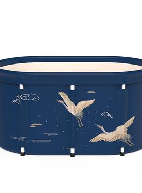 德国026新款新款2家用便CTH携大沐浴桶人折叠浴缸成大号全身汗人