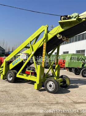 电动升降SXC青贮草窖取池取料场机横向行牧走草垛扒草机传送草料