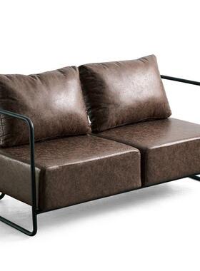 铁艺风沙发椅复古单工业轻奢简IFY约客厅休息区沙发设计师人小沙