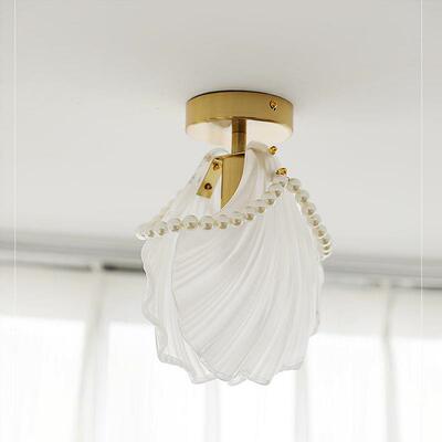 Y2098意式轻玻奢法式璃走廊过玄关灯后现代户阳台入吸道顶灯具简