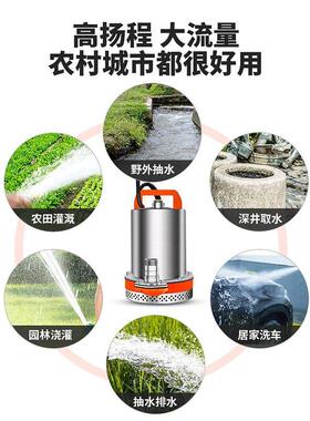 直流潜水泵1V224V408V6V72VIKD水抽泵农用抽水机灌溉家用