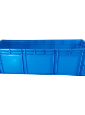 工业EU物流箱大*号加汽灰车配件养厚鱼养41028龟塑料箱蓝色100040