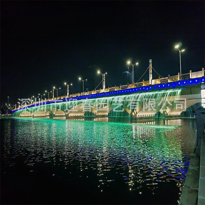 智慧文旅喷泉景区创意喷泉音乐水秀花式喷泉设计桥梁瀑布户外大型