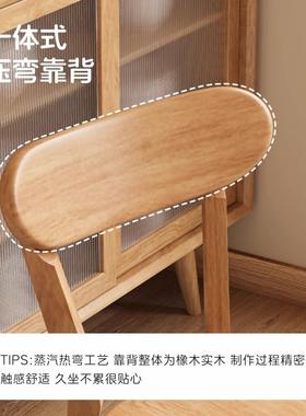 实木椅11639子餐靠背餐桌椅椅商用中式复古餐厅专用凳用子意式洽