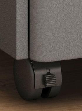 实JLX木轻奢向轮板床头万柜现代约储物柜收纳小型家用卧室岩超窄