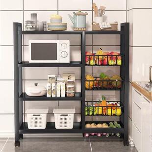 菜篮无品牌/子厨房置物架地多层微波落炉家用多功能烤储架物蔬菜