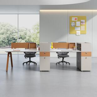 办公桌组合简约现代财办KR-315公家具员工位四人位办公椅室座务卡