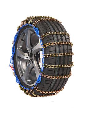 汽车滑防链蓝色铁链梯形全包围粗加加密链VID耐钮磨钢