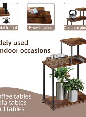 层希CJZ音三置物展示架茶几边几书储架金属框架带架收纳物